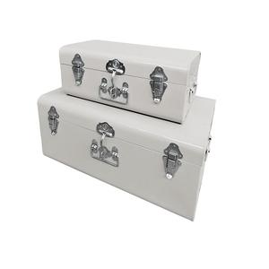 Boîte de coffre en métal de qualité supérieure conception antique boîte de rangement de vêtements de taille personnalisée pour la maison et l'hôtel - Product Image 5