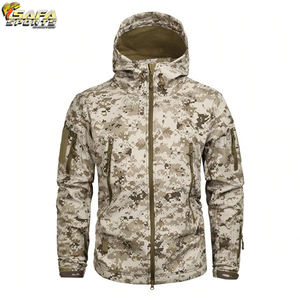 Vestes de chasse en polyester de haute qualité pour hommes, coupe-vent tactique en polaire imperméable avec plusieurs couleurs, vêtements de chasse - Product Image 5