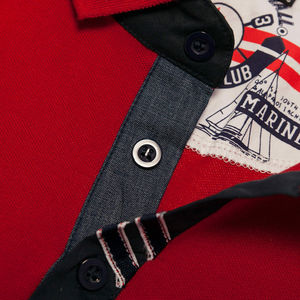 Polo clásico para hombre, camisa de manga corta bordada, de algodón, con logotipo personalizado bordado, novedad - Product Image 4
