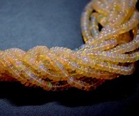Opale d'Éthiopie Welo Multi-Fire, perles de pierres précieuses en vrac, 3mm-7mm, certifiées par un tiers, qualité exceptionnelle, forme rondelle naturelle unie