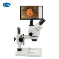 EOC Trinocular Binocular Stereo Microscope for Mobile Phone Optical Instrument with ROHS Certification High Quality-price Ratio