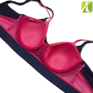 Sujetadores deportivos de algodón para mujer, ropa interior lisa de realce para correr, gimnasio, Fitness, Yoga, Tops deportivos - Product Image 2