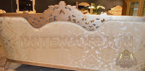 Luxury Gold Wooden Crafted Living Room Sofa Set Luxurious Wooden Carved Living Room Sofa Exclusive Teak Carved Living Sofa Set - Product Image 5