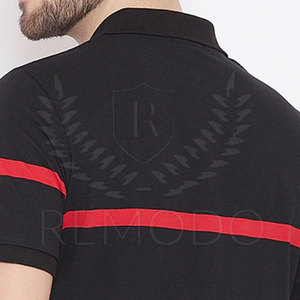 Concevez votre propre t-shirt à manches courtes pour homme en polyester/coton tricoté, respirant et écologique - Product Image 6