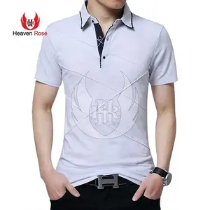 Premium Quality Men's Casual Clothing 100% Original Fabric Short Sleeve Polo Shirts Outdoor Street Wear T-shirts For Sale
