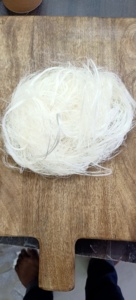 Fibre d'ananas naturelle et technique tissée pour l'art et l'artisanat Remplissage de béton de filature ignifuge-pour les magasins d'artisanat - Product Image 2