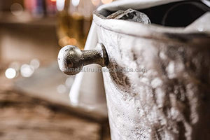 Seau à vin à champagne Seau à glace Refroidisseur de bar à bouteilles lourd pour les fêtes en plein air à l'intérieur ou tout type d'occasion Personnalisable - Product Image 5