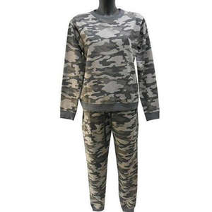 Chándal de camuflaje para mujer, chándal de dos piezas con estampado de camuflaje de seguridad - Product Image 6