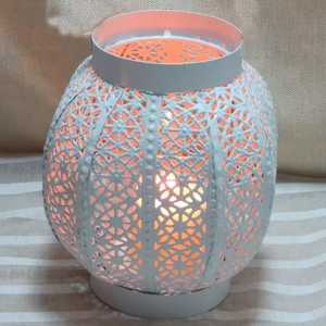 NEW <b>WHITE</b> LACE TABLE CENREPIECE WEDDING DECOR WALL CANDLE <b>LANTERN</b> - Product Image 3