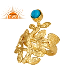 Bague de styliste pour hommes, vente en gros, bijoux en argent Sterling plaqué or jaune 14k, vente en gros - Product Image 1