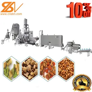 Stainless Steel Extruder Machine Dog Cat Pet Food Full Production Line