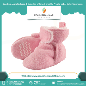 Bottes d'hiver en fourrure colorées pour bébé, Protection contre le froid en velours corail, garde au chaud, bottes d'hiver de créateur pour bébés - Product Image 2
