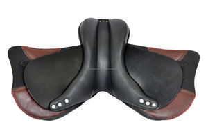 Y & Z เบาะหนังผู้ใหญ่ขนาด14-18, อานม้าแบบอังกฤษกระโดดปิดสัมผัส - Product Image 3