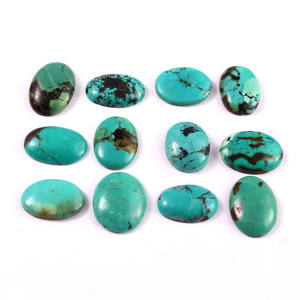 Cabujones de turquesa tibetana Natural, piedras preciosas de forma mixta, tamaño libre, fabricación de joyas, precio al por mayor - Product Image 2