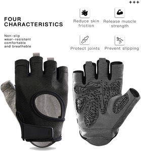 Workout Gloves Fitness Gloves with Breathable <b>Mesh</b> Hole and Anti-Slip Palm Training Gloves for <b>Power</b> Lifting, Gym and Exercise - Product Image 6