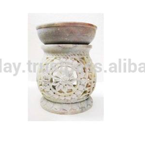 Soapstone Aroma Oil Warmer/ Decorative Aroma Oil Burners - Product Image 1