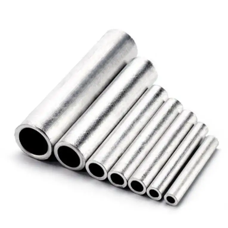7.2mm Inner Diameter GL-25 Straight Passing Through Aluminum Connecting Tube A type Electric power fittings