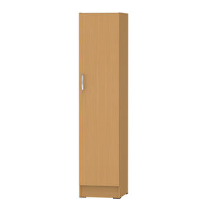 Muebles de aglomerado contemporáneos de varios estantes de una sola puerta hechos en Malasia 1228 armario para dormitorio Hotel apartamento competitivo - Product Image 3