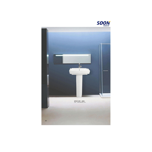 Best Quality Soon Brand Modern Design 9L Capacity Wash <b>Basin</b> Pedestal with 1 Year Warranty From India - Product Image 1