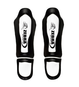 Custom Logo Adult Boxing <b>MMA</b> Training Leather <b>Shin</b> <b>Pads</b> with Custom Printing Professional Protection Wholesale Prices - Product Image 2