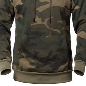 เสื้อฮู้ดลายพรางของผู้ชายแขนยาวผ้าโพลีเอสเตอร์100% แฟชั่นตามสั่ง - Product Image 3