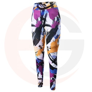 Leggings d'impression par Sublimation, étiquette privée personnalisée, de haute qualité, pour femmes, - Product Image 2