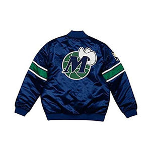 Vente en gros Veste de baseball universitaire personnalisée 100% polyester satin Bomber d'hiver en toile avec un design unique - Product Image 2