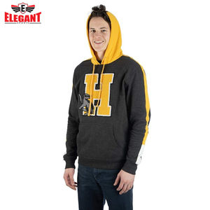 Nueva aprobación de los hombres pulóver chenille bordado Sudadera con capucha al aire libre Calles desgaste Chenille parches sudaderas con capucha - Product Image 2