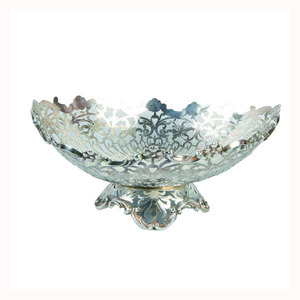 Bol à fruits en métal argenté brillant Top Trending Kitchenware for Catering & Camping Use Table Feeding Containing Bowl - Product Image 1