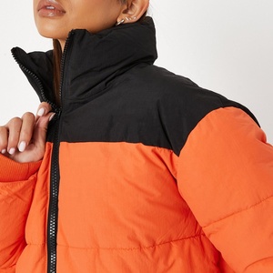 Veste matelassée en Polyester pour femme, manteau matelassé, chaud à capuche, hiver - Product Image 3