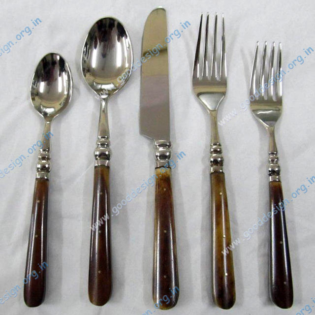 Shiny Polished with Antique Bone