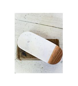 Planche à découper en marbre et bois avec poignée, planches à découper en bois et produits de forme carrée Offre Spéciale, vente en gros - Product Image 5