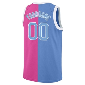 Camiseta de Baloncesto Personalizada Blanca, Morada, Verde y Amarilla, Cuello en V, Sin Mangas, Malla Transpirable, Impresión Sublimada, Unisex, Talla 11 - Product Image 3