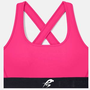 Soutien-gorge de sport pour femme, design personnalisé, dos croisé, maintien élevé, en polyester/nylon, vente en gros disponible, plusieurs modèles - Product Image 3