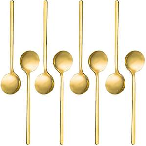 Cuchara de latón de diferentes tamaños para cocina, cuchara de latón pulido, personalizada - Product Image 6