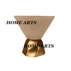 Bol à chocolats en marbre fait main avec support en aluminium Bol à nourriture pour vaisselle design tendance pour la maison et les hôtels - Product Image 2