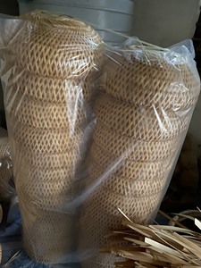 โคมไฟระย้าแบบแขวน โคมไฟโมเดิร์น ของตกแต่งบ้าน - โคมไฟแขวนทำจากไม้ไผ่สานด้วยมือธรรมชาติสำหรับตกแต่ง - Product Image 3