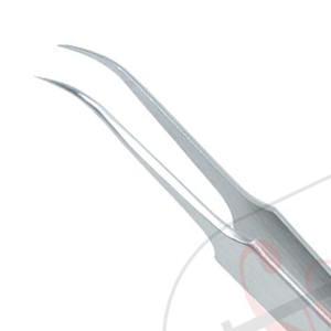 Vetus — pince à épiler, pour faux-cils en acier inoxydable, aiguille, Volume incurvé, personnaliser, de haute qualité - Product Image 3