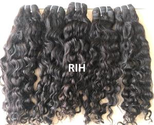 Extensión de cabello humano peruano malayo natural al por mayor indio alineado cutícula rizada virgen 20" - Product Image 6