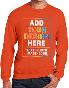 Sweat-shirts épais à col rond Sweats à capuche pour hommes broderie personnalisée sérigraphie Boxy Fit Sweatshirts Fabricant - Product Image 5