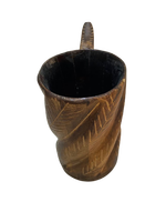 Tasse en bois au design moderne personnalisable avec couvercle et logo fantaisie pour hôtels restaurants maison tasse à boire de bière économique