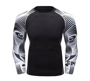 Personalizado al por mayor de alta calidad a estrenar diseño personalizado sublimación logotipo personalizado impreso MMA BJJ Rash Guard - Product Image 2