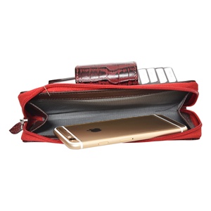 Bolso de Mano de Cuero Napa Rojo de Lujo, Alta Demanda, para Mujer, Bolso Tote de Moda para Oficina y Viajes, Disponible para la Venta - Product Image 4