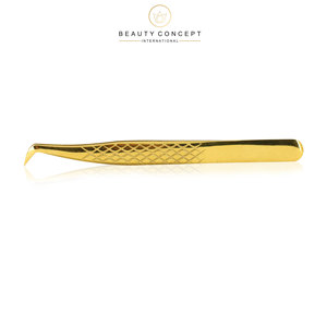 Pince à cils volume or 90 degrés Nouvelle collection de pinces à cils en or diamant 2024 - Product Image 3