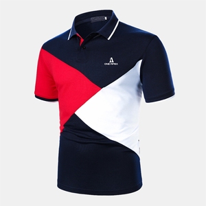 เสื้อโปโลผ้าฝ้ายแบบพอดีตัวสำหรับผู้ชาย,เสื้อโปโลเสื้อเชิ้ตลำลองพิมพ์ลายได้ตามต้องการสไตล์ปี100% สำหรับฤดูร้อน - Product Image 2