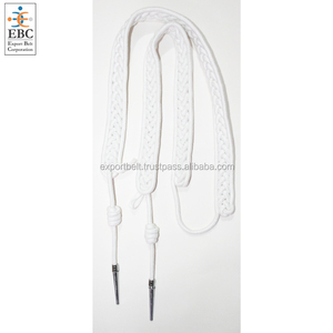 Factory White Scouting Dress Cord Cotton Adjustable Shoulder Cord <b>Lanyard</b> Student Rank Cords <b>Polyester</b> Cotton Silk Mylar Cords - Product Image 6
