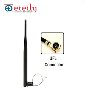 Meilleure qualité Offre Spéciale antenne canard en caoutchouc 4G 6dBi avec câble 1.13mm + connecteur UFL etely fabriqué en inde - Product Image 1