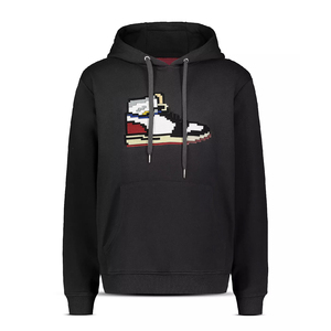 เสื้อฮู้ดดี้สีดำพรีเมียม OEM สำหรับผู้ชาย ผ้าฝ้ายแท้ สวมใส่สบาย เหมาะสำหรับเด็กผู้ชาย ตามความต้องการของลูกค้า - Product Image 1