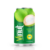Eau de coco originale avec pulpe 320 ml, fabricant de boissons OEM ODM, étiquette privée