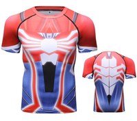 T-shirts de Super héros Marvel, chemises unisexe avec logo, taille et couleur, personnalisés, de haute qualité, pour Fans de Super-héros